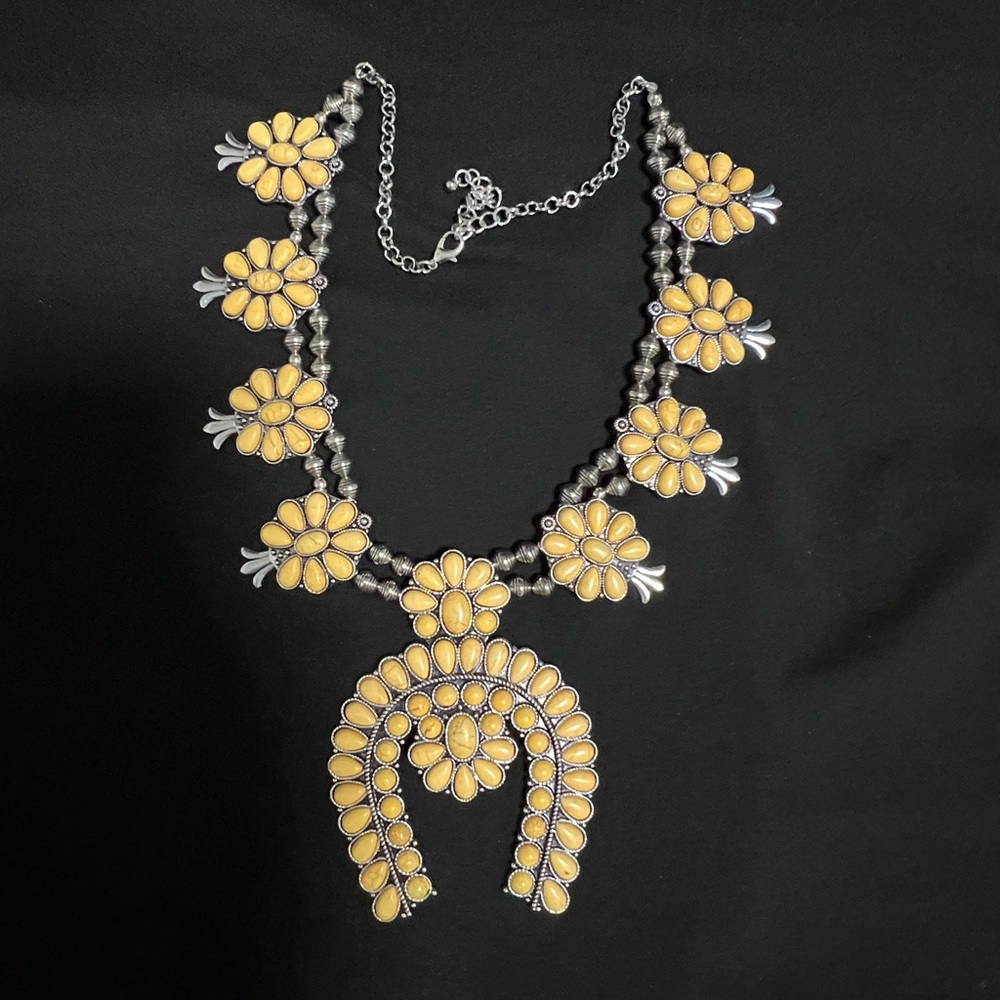 Yellow Squash Necklace